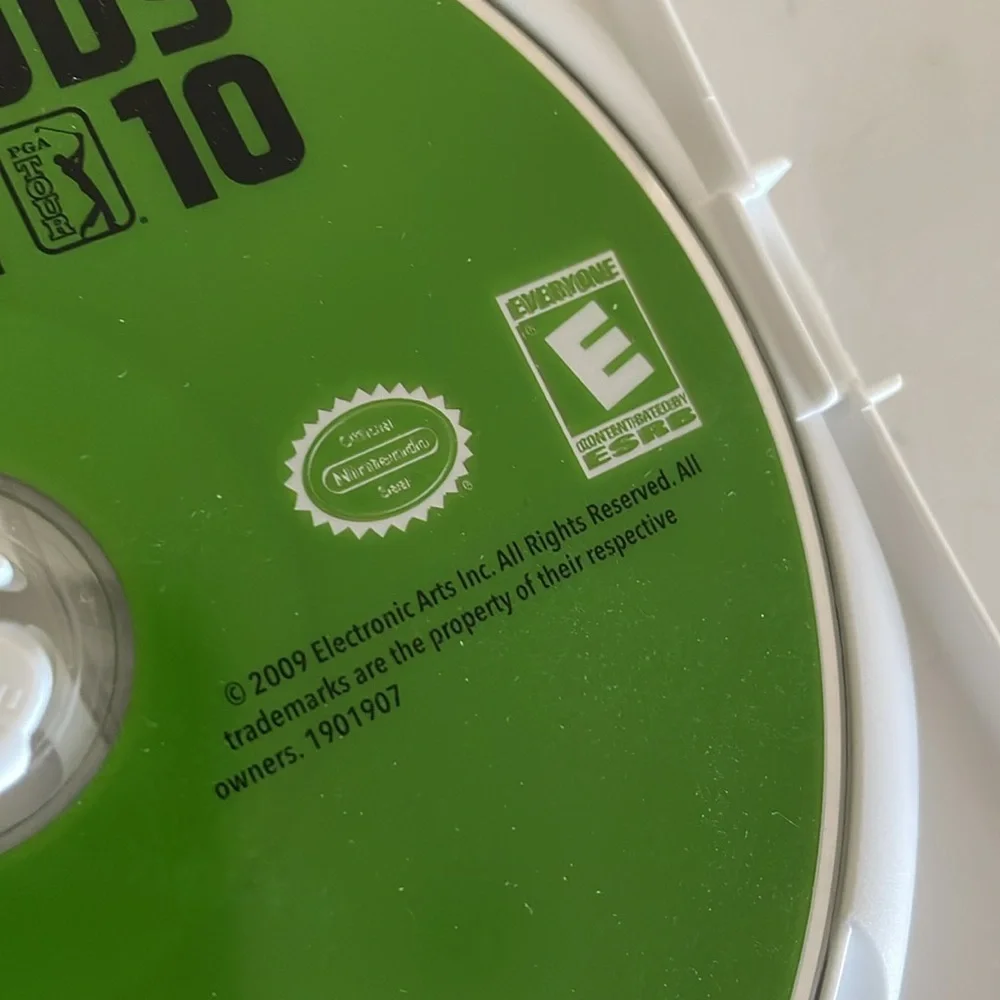Nintendo Wii 2009 Tiger Woods PGA Tour 10 Video Game